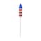 12.5" Red White & Blue Striped Firecracker Pick